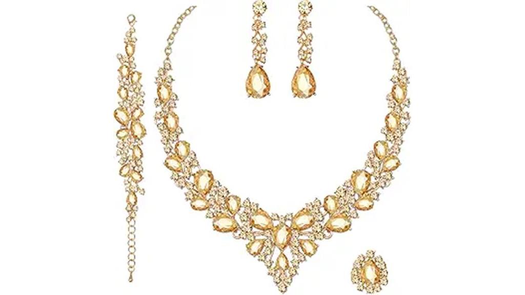 jewelry set with multiple pieces