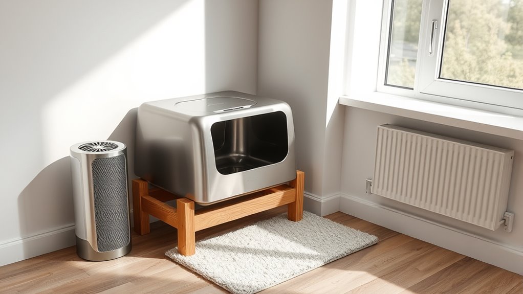 keep litter box odor free