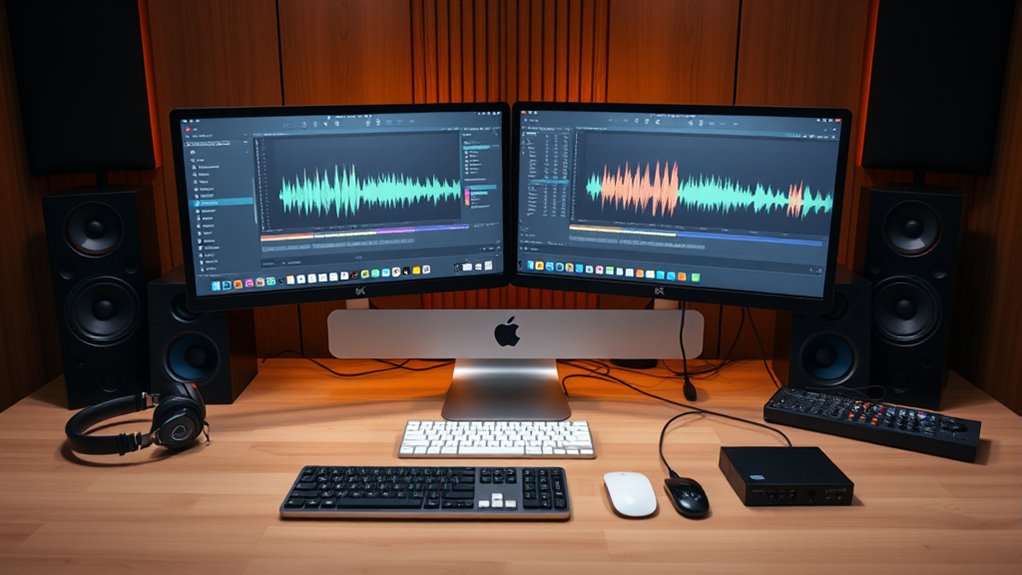 key audio production features