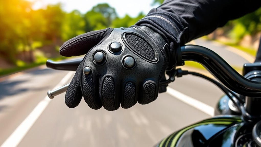 key safety motorcycle glove factors