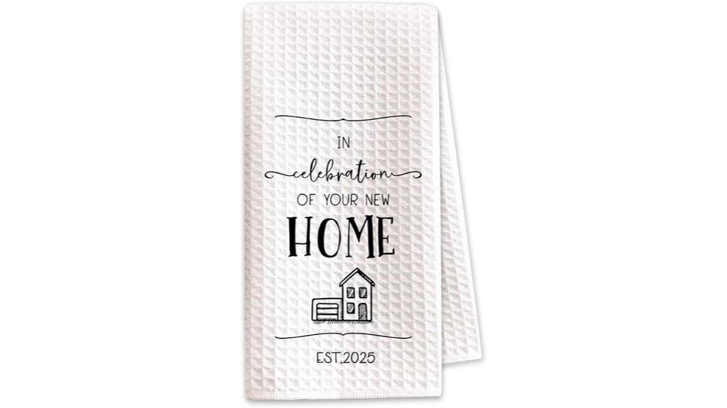 kitchen towel housewarming gift