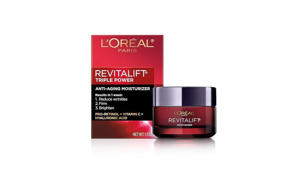 l oreal anti aging face moisturizer