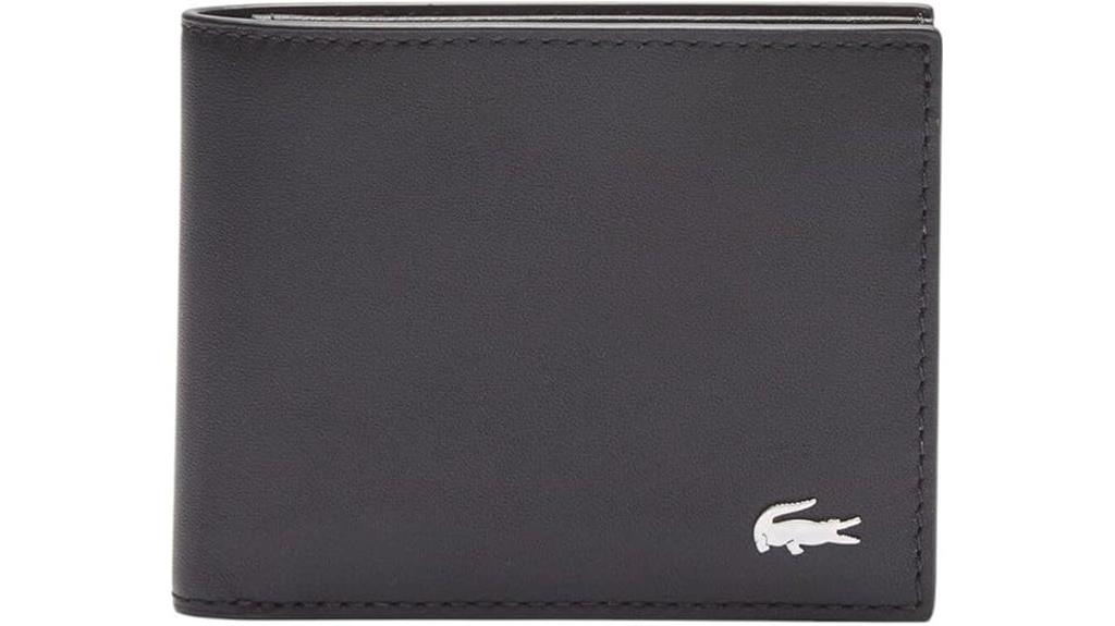 lacoste slim wallet design