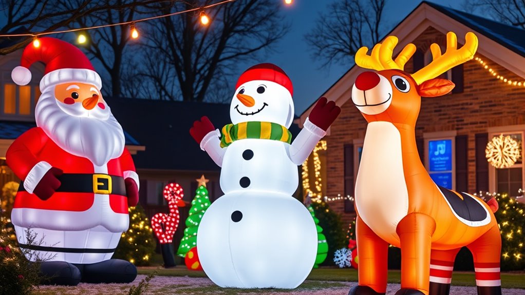 large holiday outdoor inflatables