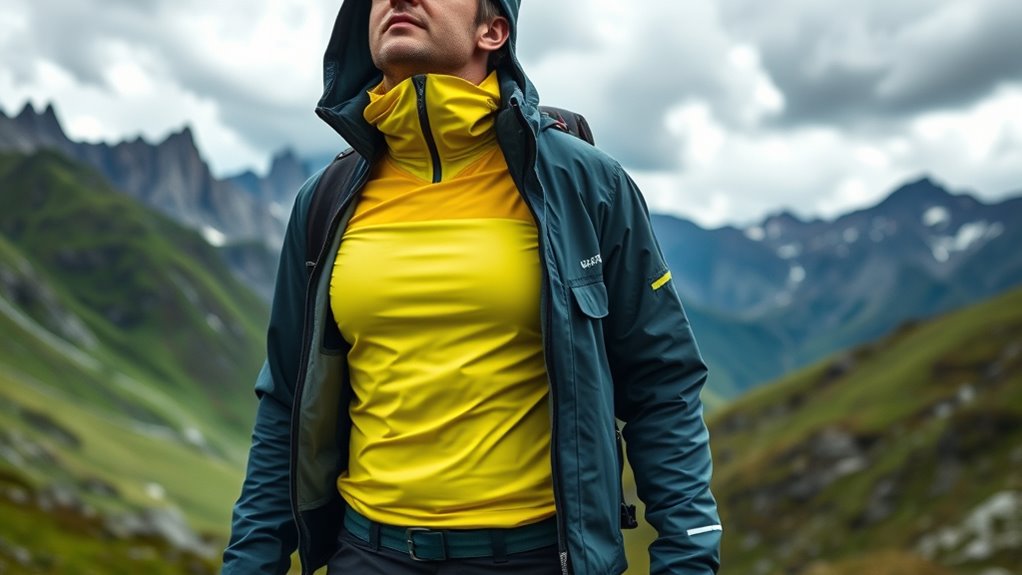 layered clothing for hiking