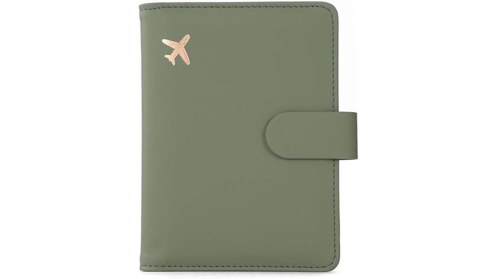 leather rfid passport holder
