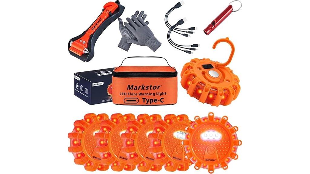 led emergency road flares