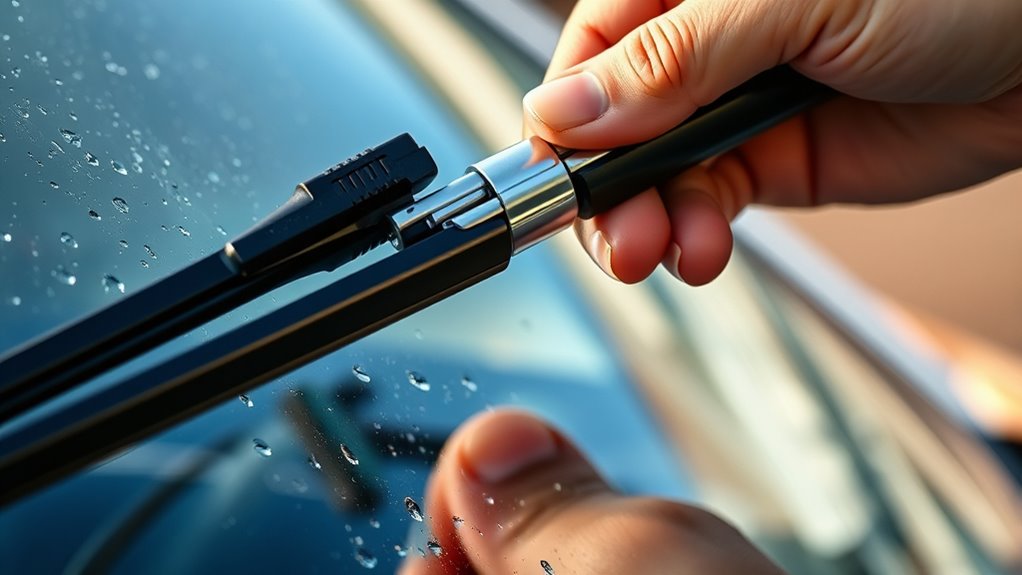 lift wiper arm carefully