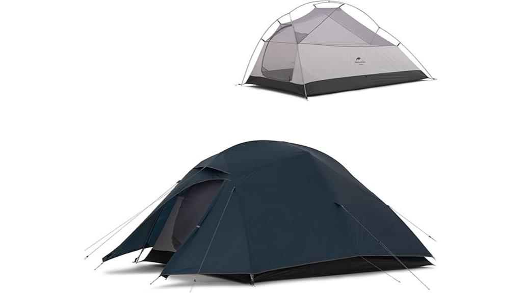 lightweight 3 person tent