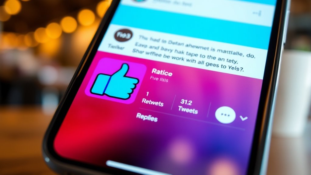 likes retweets replies differences