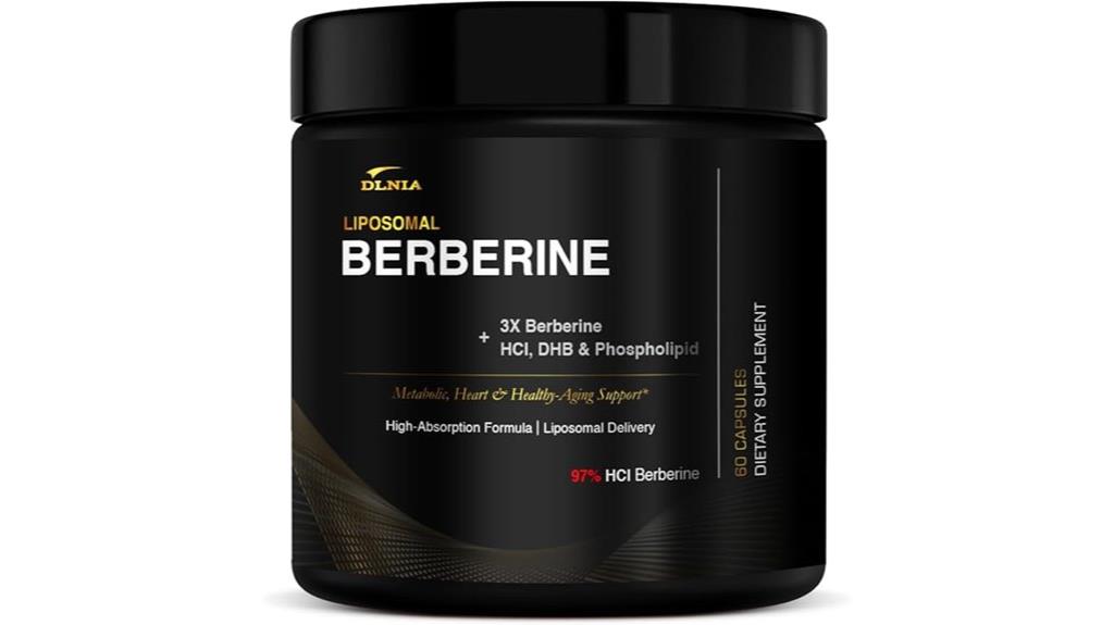 liposomal berberine 60 count