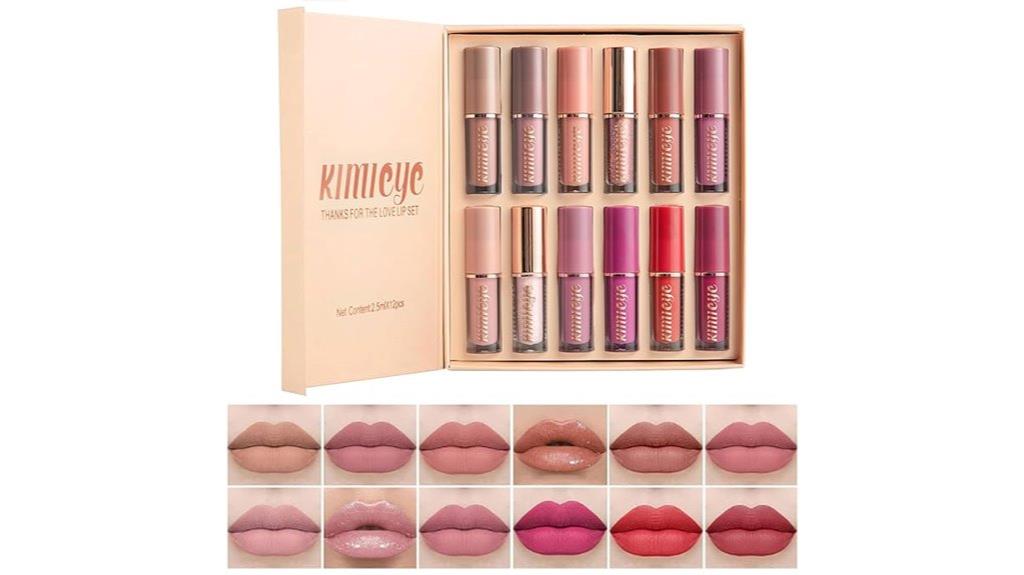 long lasting velvet lipstick set