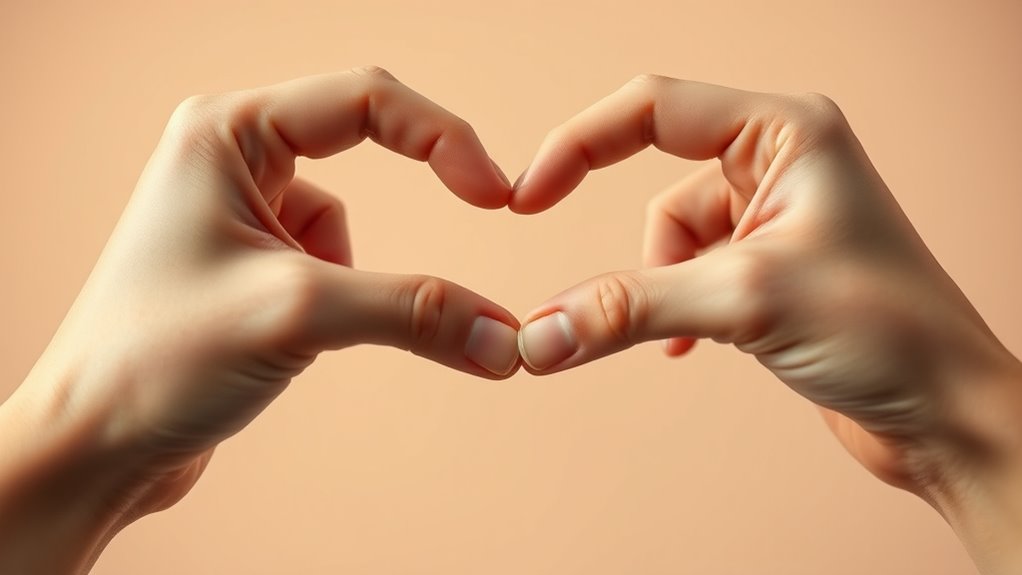 love and support gesture