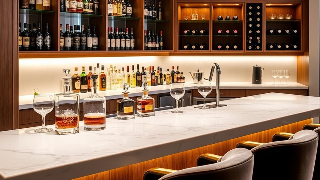 luxurious home bar ideas