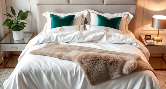 luxury bedding for spa like comfort