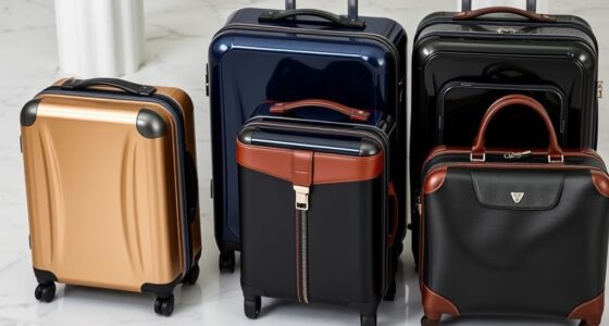 luxury durable travel luggage
