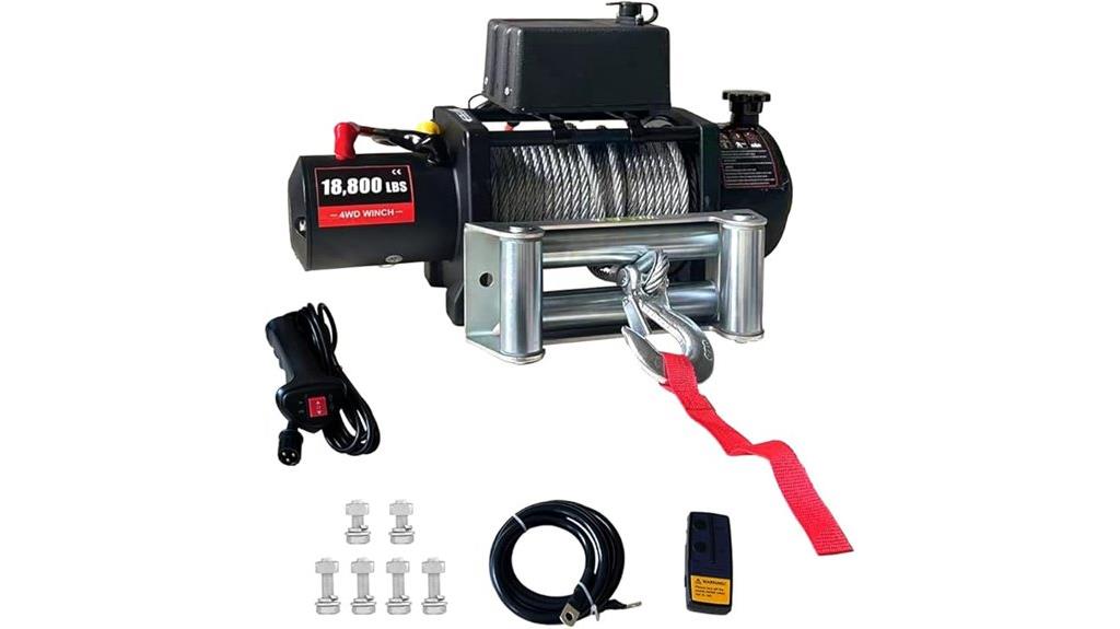 luxury electric winch remote