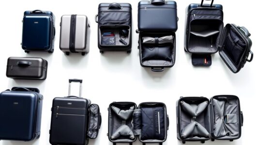 luxury expandable luggage collections