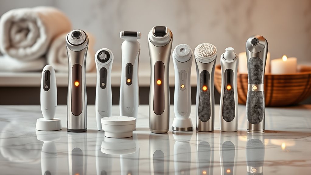 luxury facial cleansing devices