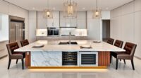 luxury kitchen island designs