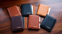 luxury leather passport sets