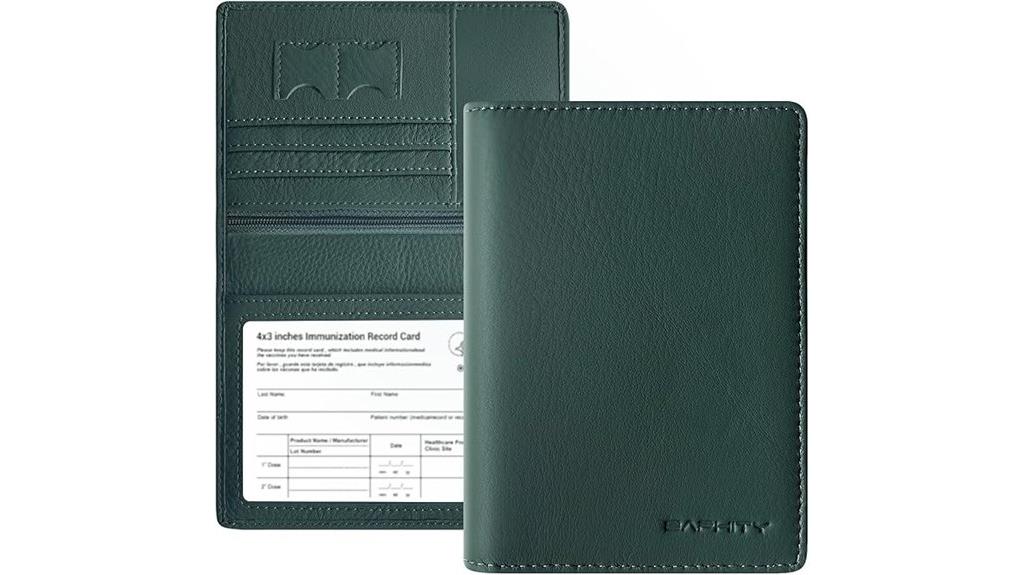 luxury rfid passport wallet