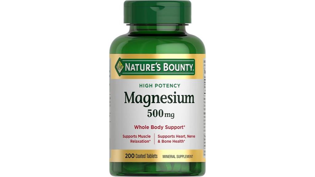 magnesium supplement 500 mg