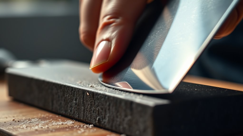 maintain consistent blade angle