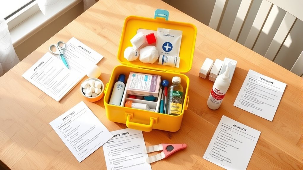 maintain updated safety supplies