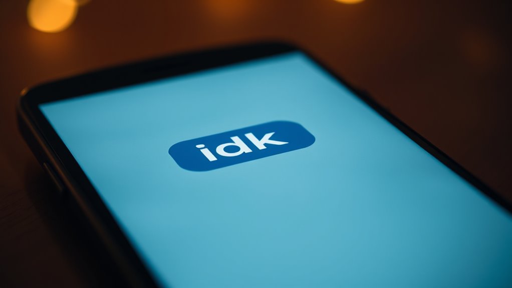 meaning of idk abbreviation