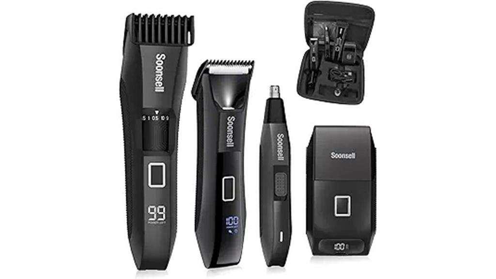 men s beard trimming device