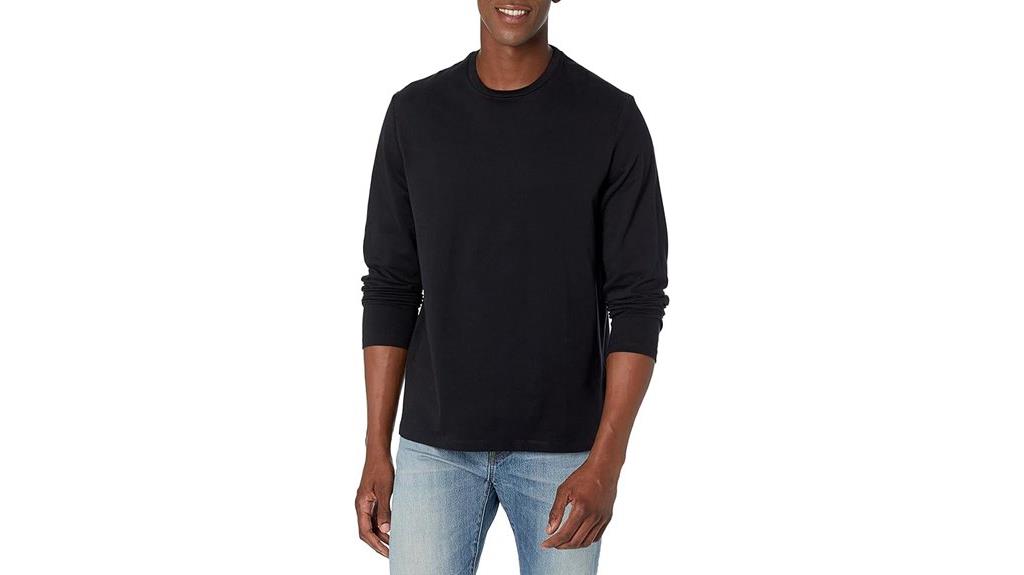 men s casual long sleeve tee