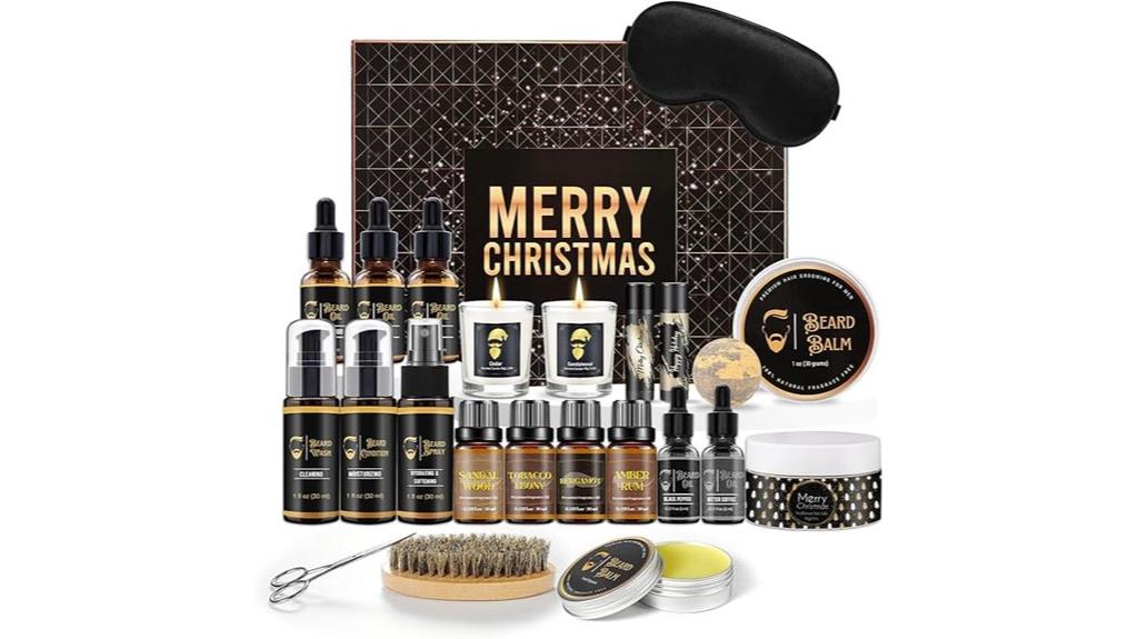 men s grooming kit calendar