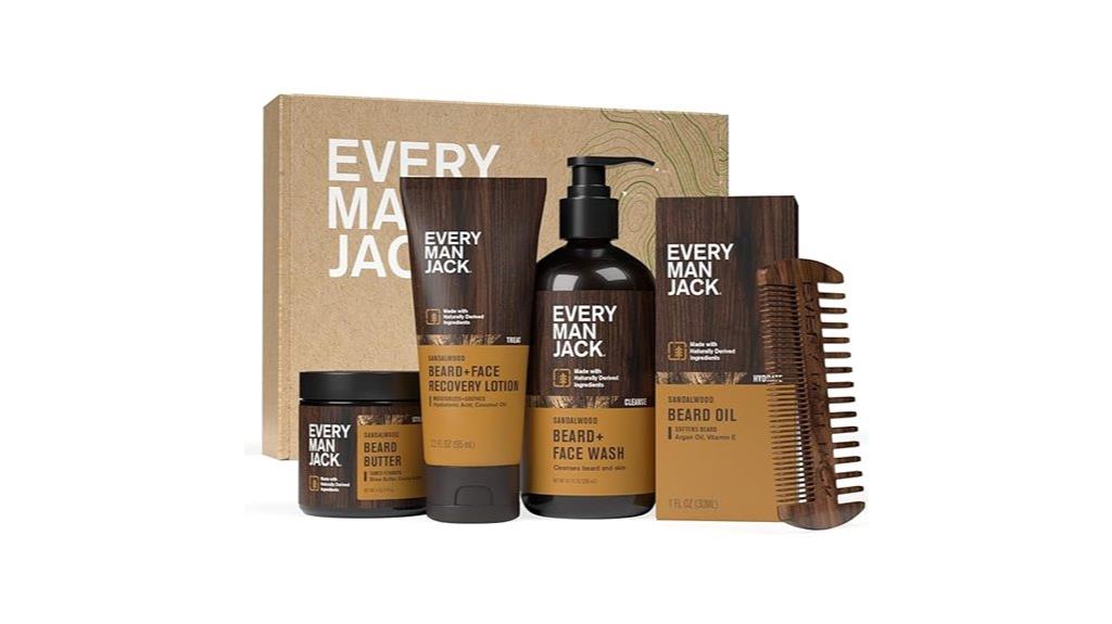 men s sandalwood beard set