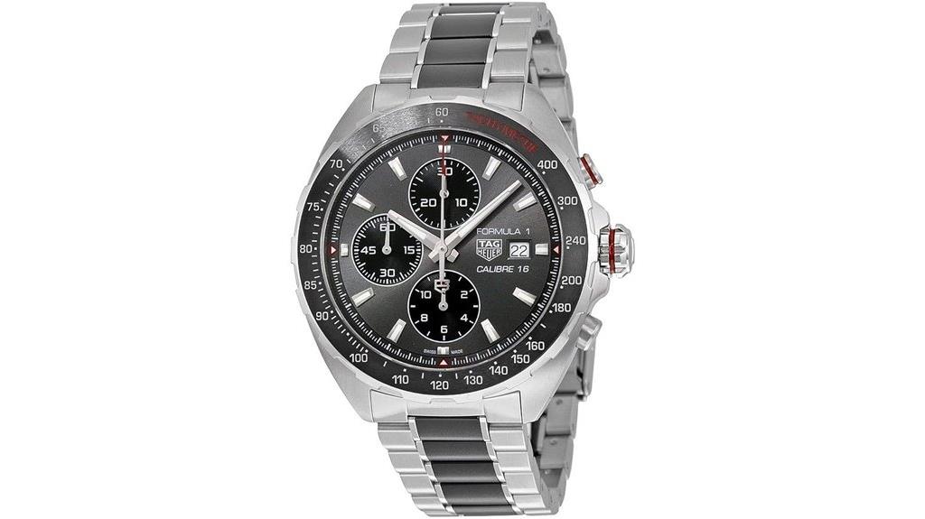 men s silver automatic watch