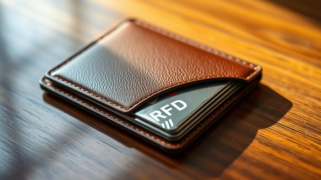 metallic layers weaken rfid signals