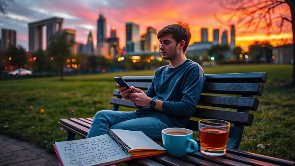 mindfulness digital detox self contentment