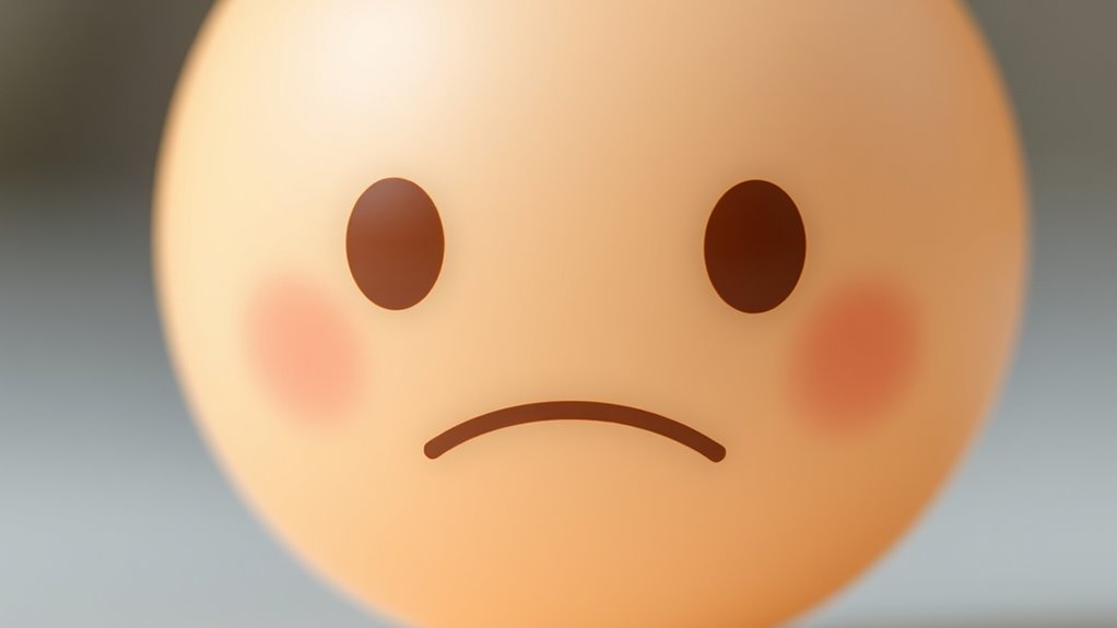 minimalist neutral face emoji