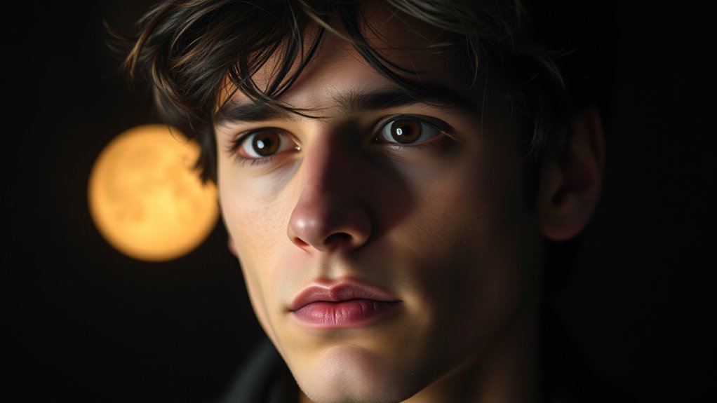 mysterious flirtatious nighttime gesture