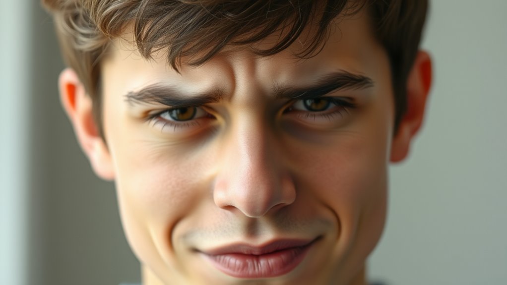 nervous hesitant body language