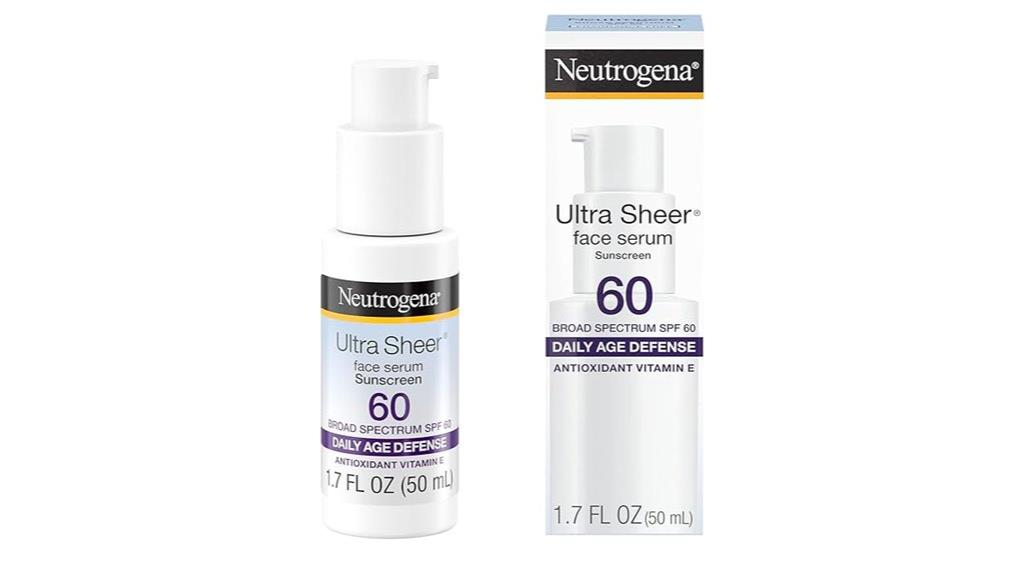 neutrogena spf 60 sunscreen
