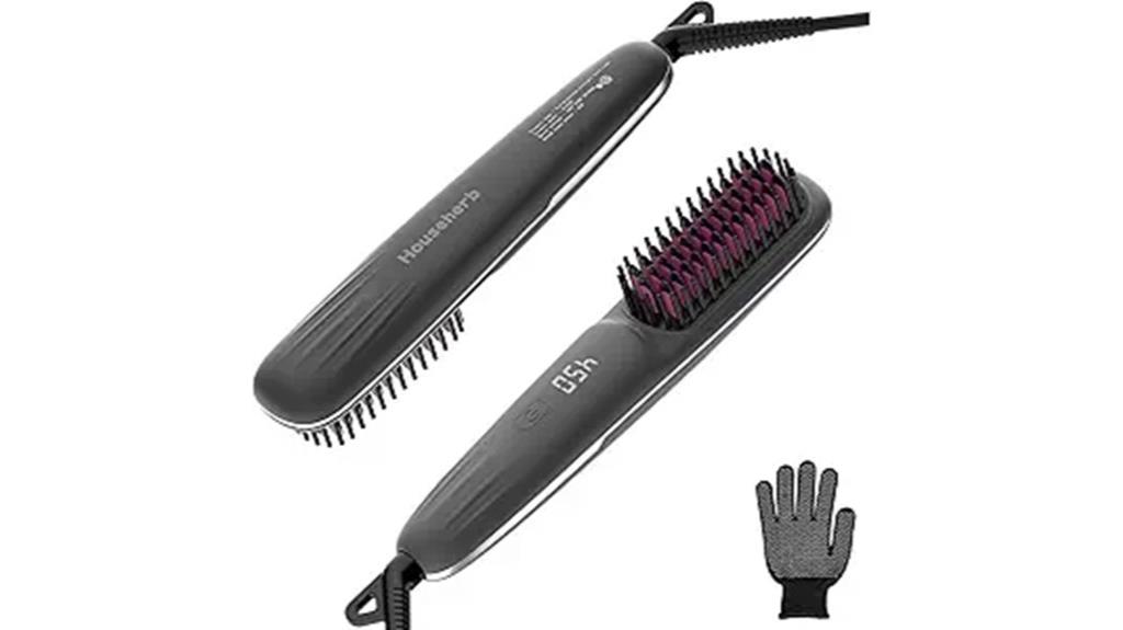 nine temperature hair straightener