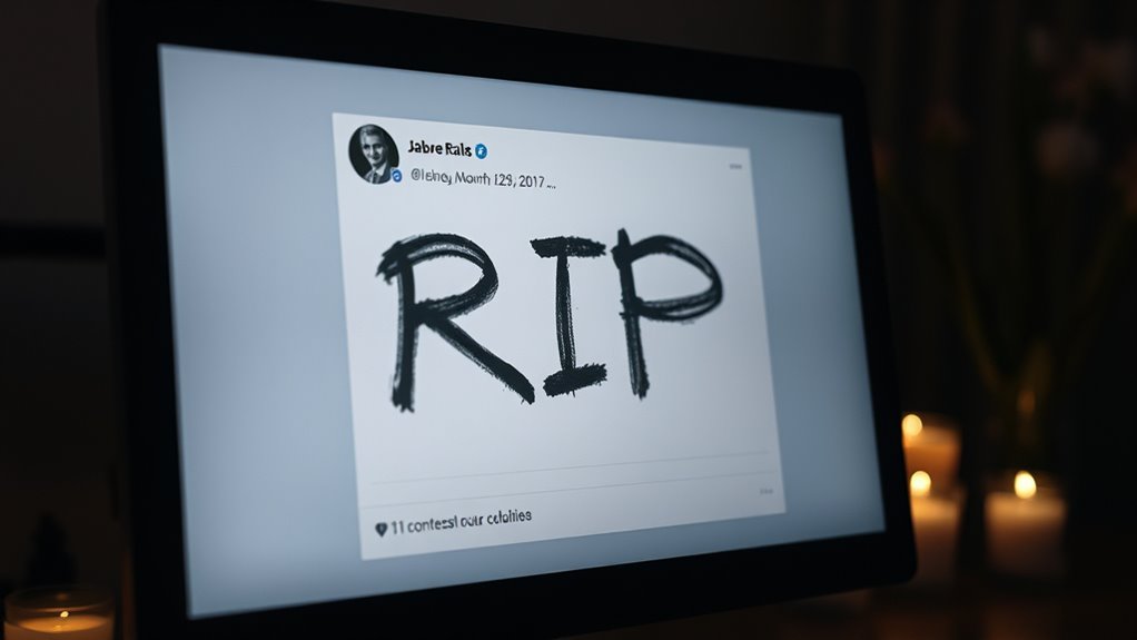 online mourning and respect