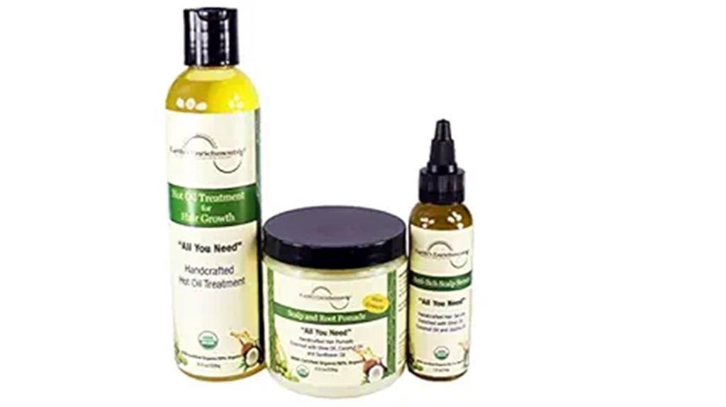 organic hair care set