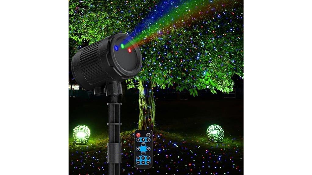 outdoor holiday laser lights