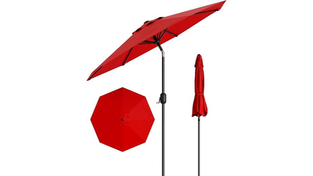 outdoor patio umbrella features