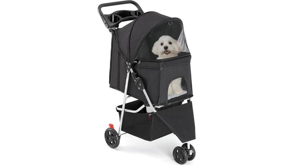 pet stroller for small to medium dogs