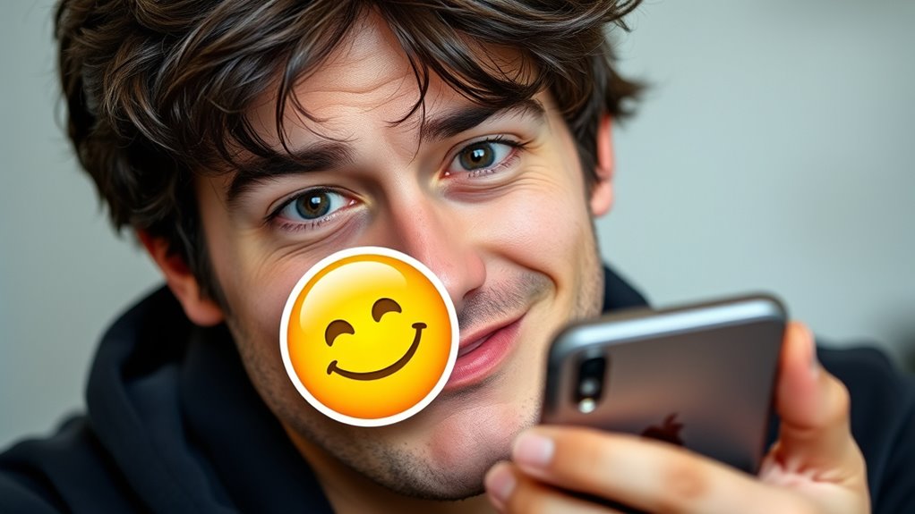 playful or sarcastic emoji use