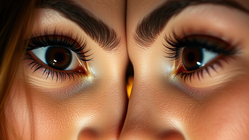 playful teasing eye signals