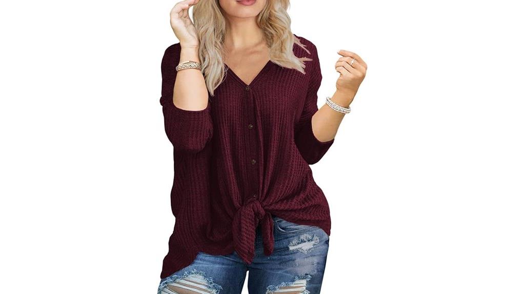 plus size v neck blouse
